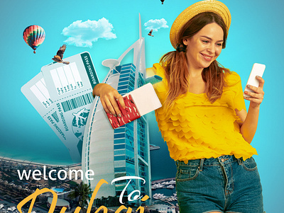 Take A Trip To Abu Dhabi advertising creative dubai flyer social media tourism travel