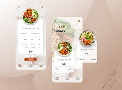 Restaurant app app design icon typography ui ux
