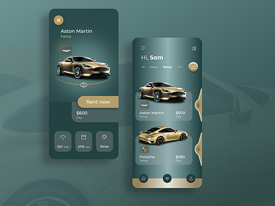 Car renting app