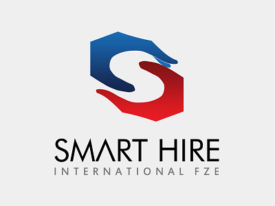 Smart Hire branding design identity logo logo formation logotype