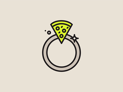 Happy Pizza-versary! love marriage pizza symbol undying