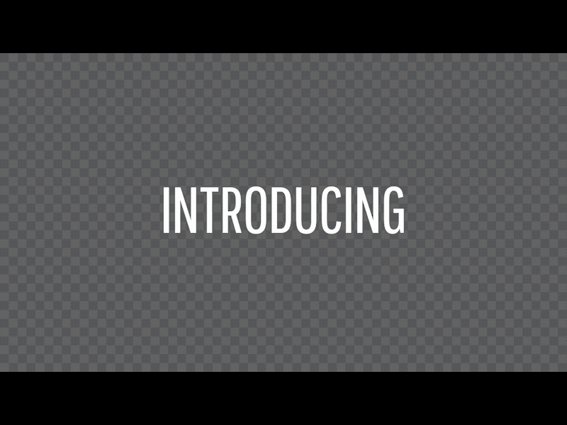Vinyl lettering launch