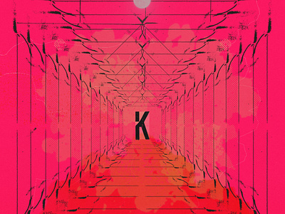 Letter K 36daysoftype akira illustration k logo typography