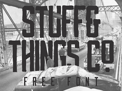 STUFF & THINGS Co. - Hand Drawn Typeface