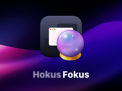 HokusFokus macOS App Icon app appdesign appicon desktop icon mac macos ui utility ux