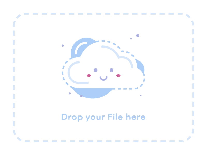 Cloud Error animation error file fun loading message playful upload