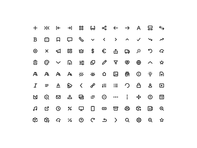 Jimdo Icon Set By Christian Konrad For Jimdo On Dribbble