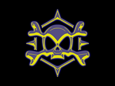 jollyrager® branding design graphic design grunge icon inspiration logo logodesign logos modern skull skull logo vector