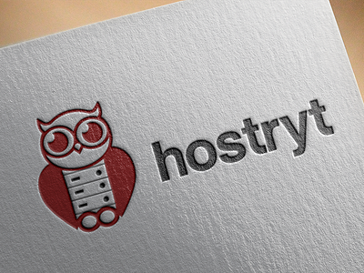 HostRyt Logo brand identity corporate identity design hosting logo web