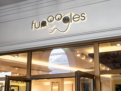 Funoogles Logo branding branding branding identity design glasses graphic design logo sunglasses