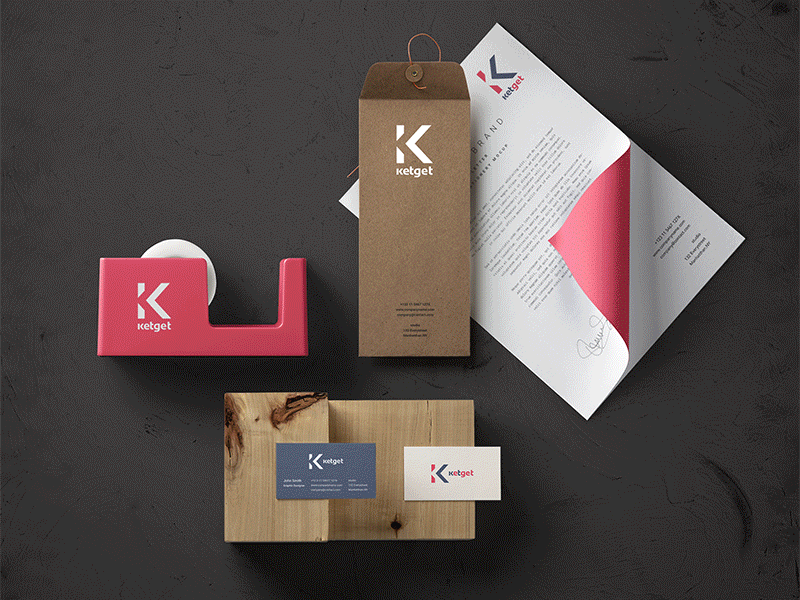 Ketget Branding Identity branding identity design e commerce graphic design logo mockup shop