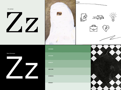 ZZ Driggs Brand Components branding color design illustration new york texture type typography web design