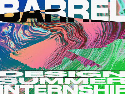 Barrel Design Summer Internship 2019 animation branding color design design agency design intern illustration intern new york nyc summer typography ui ux web web design