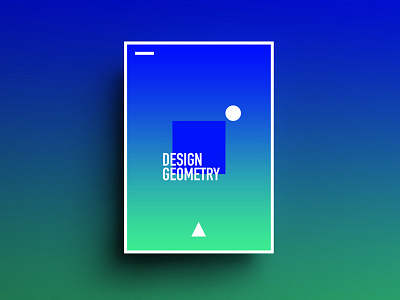 Design Geometry design forms fresh colors geometry minimalism poster shades shapes