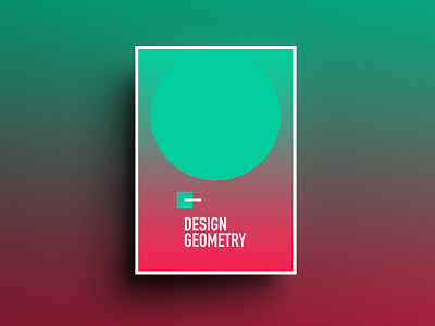 Design Geometry design forms fresh colors geometry minimalism poster shades shapes