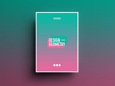 Design Geometry design forms fresh colors geometry minimalism poster shades shapes