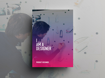 I am a Designer colors design designer graphic interior minimal poster product web