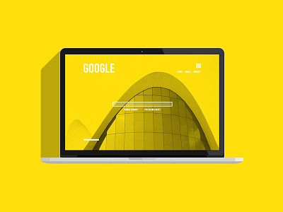 Google Page city colors design google graphic layout minimal nasa page web website