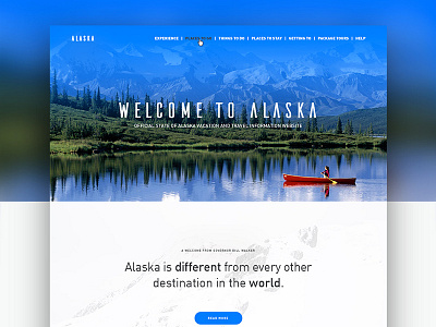 Alaska Travel alaska colors dashboard design fresh interface minimal mountain ui ux visual website