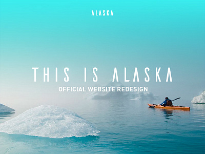 This is Alaska alaska colors dashboard design fresh interface minimal mountain ui ux visual website