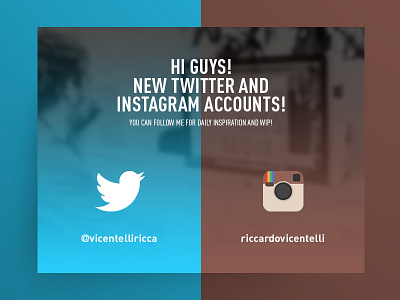 New accounts account colors daily inspiration design instagram minimal photos social twitter wip