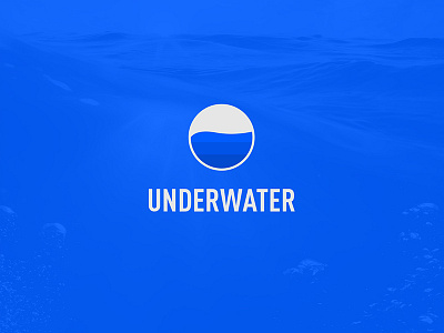 Underwater design designer gradient inspiration logo logo design minimal sea shades ui underwater