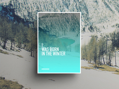 The Mountain behance design designer gradient inspiration minimal poster poster design shades ui