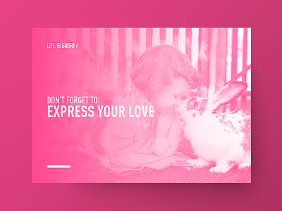 Life is short colors design love minimal ui uidesign visual web webdesign website