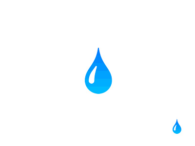 Droplet blue branding colors design droplet logo logodesign shades water