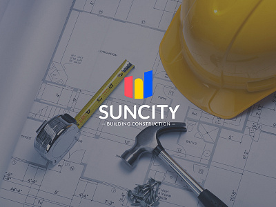 Suncity building colors design logo logodesign