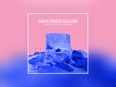 Santa Teresa Gallura colors design minimal post social social media visual