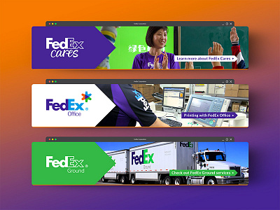 FedEx Web Concept colors design fedex freelance ui userexperience userinterface ux webdesign webdesigner website websitedesign