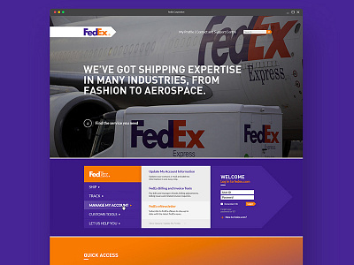 FedEx Web Concept