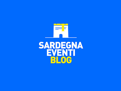Sardegna Eventi Blog blog colors design events flat logo logodesign minimal sardegna