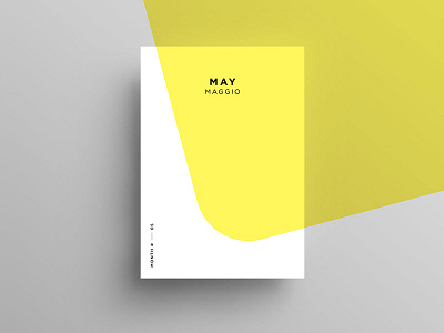 Minimal Months colors design freelance geometry layout minimal minimalist poster simple