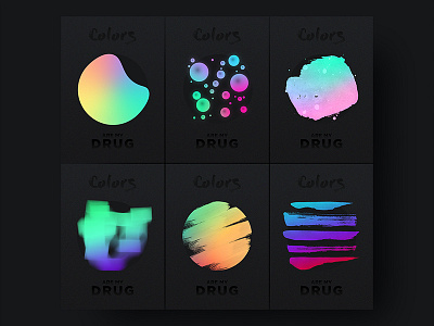 Colors are my Drug colors design designer editorialdesign freelance freelancedesigner gradient graphicdesgn graphicdesigner poster