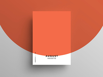Minimal Months colors design designer editorialdesign freelance freelancedesigner graphicdesgn graphicdesigner months poster