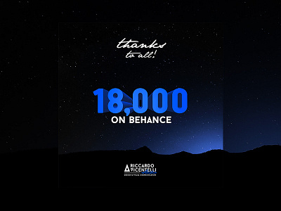 18,000 on Behance!