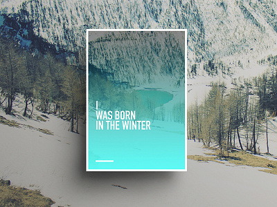 The Mountain editorial freelance gradient graphicdesign graphicdesigner layout minimal mountain poster posters