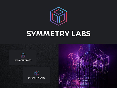 Symmetry Labs Logo branddesign brandidentity branding colors design freelance gradient graphicdesign graphicdesigner icon logo logo design logodesign mark minimal