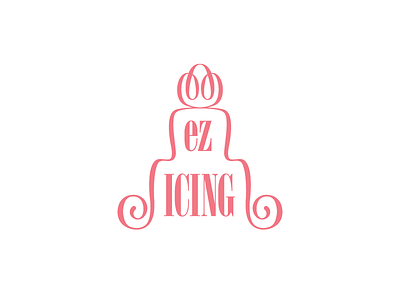 Cake Decorating Logo branding cake decorating culinary arts logo