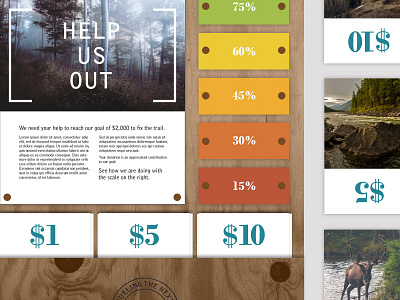 Fundraising Display designs, themes, templates and downloadable graphic ...