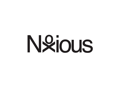 Noxious Typogram logo logotype typogram typography