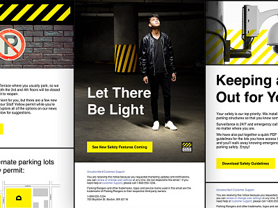 Parking Emails email campaign email design emails parking parking enforcement