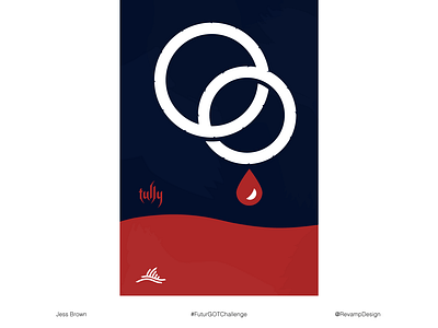 Red Wedding | House Tully fan art game of thrones house tully house tully poster minimalist minimalist poster poster poster design the futur tully tully poster