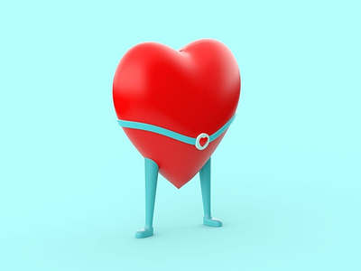 Happy Heart Day! icon illustration