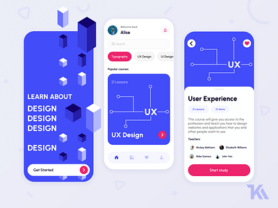 Education App app design education figma mob mobile design ui ux