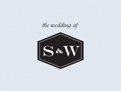 Wedding type treatment engravers logo typography wedding wedding program