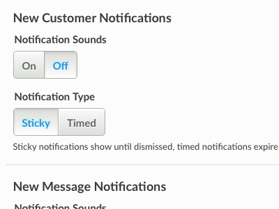 Notification Toggle