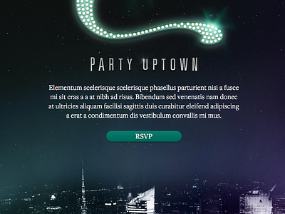 Party Landing Page